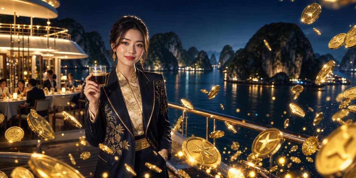 Phong cảnh Vịnh Hạ Long thanh bình nơi người chơi tận hưởng giải trí có trách nhiệm
